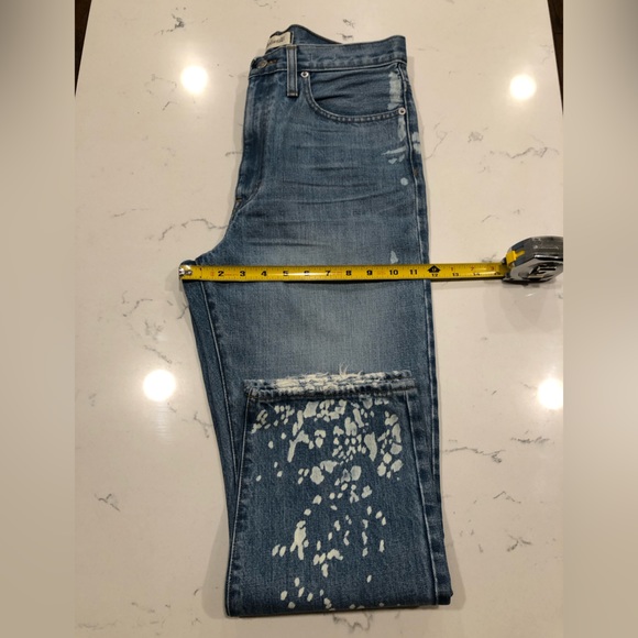 NWT Madewell The Dadjean Denim Jeans Bleached Edition size 27 - Picture 11 of 16